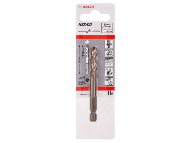 Centrirni sveder Bosch HSS-Co, 2608584677